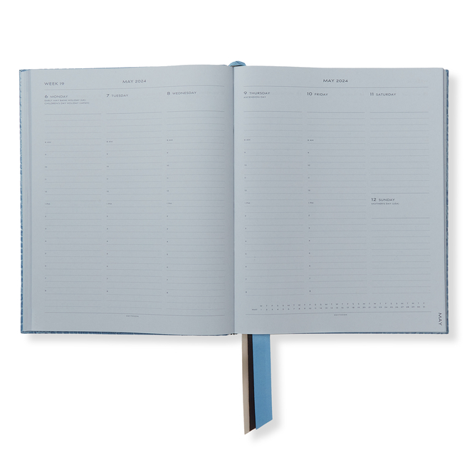 Agenda semainier vertical Portobello 2023-2024 en Mara