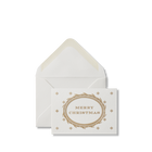 Set di biglietti natalizi "Merry Christmas" in confezione regalo