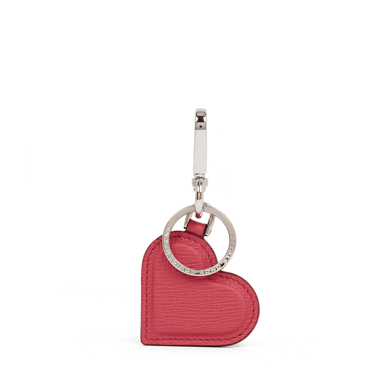 Smythson Heart Keyring in Panama