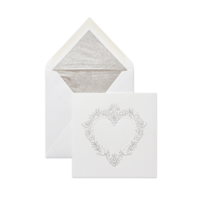 Stucco Heart Valentine's Card