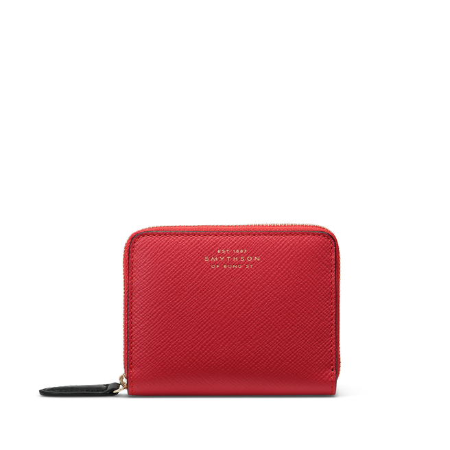 Smythson 4 Card Slot Wallet with Coin Case