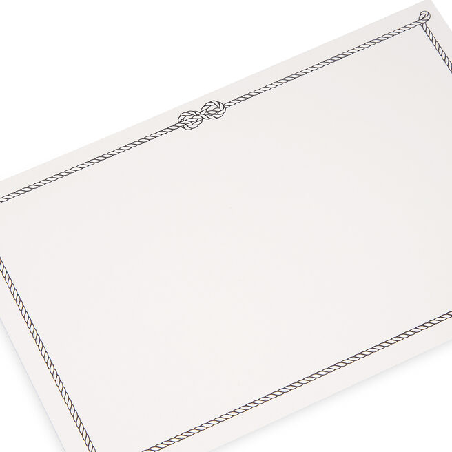 Rope Bordered Correspondence Cards