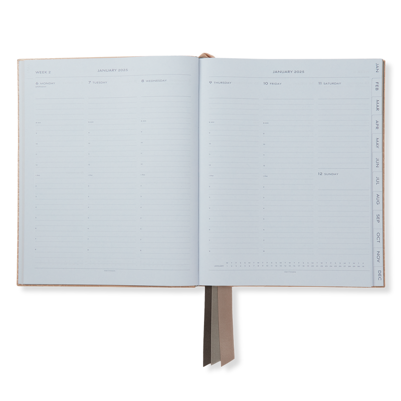 2025 Portobello Weekly Vertical Diary in Mara