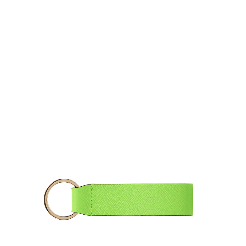 Keyring with Leather Strap in Panama