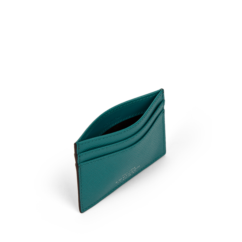 Smythson Flat Card Holder in Panama