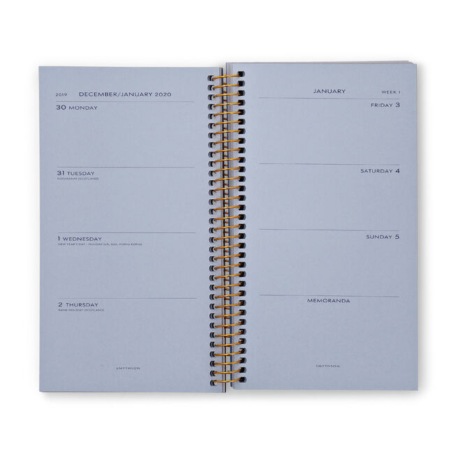 2020 Bond Spiral Bound Refill, Week to View