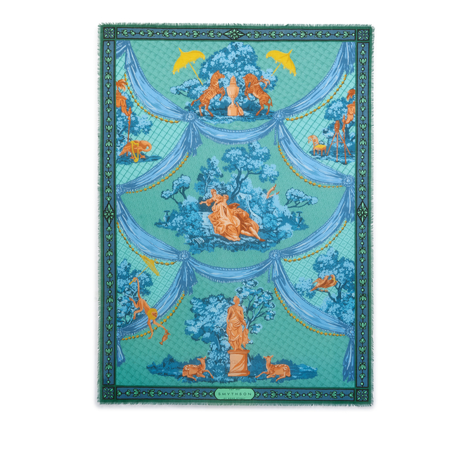 Lovers Print Cashmere Scarf