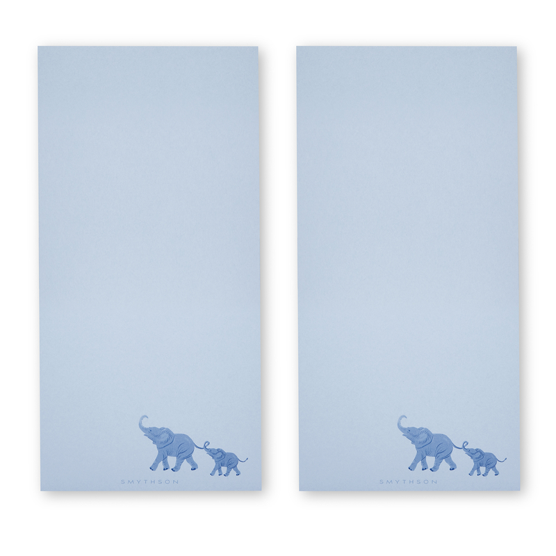 Elephant Motif Notepad