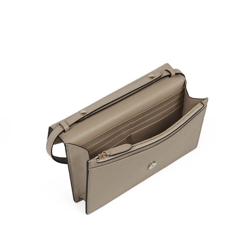 Smythson Envelope Purse Crossbody in Panama