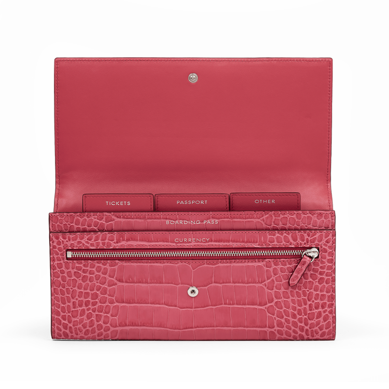 Smythson Marshall Travel Wallet in Mara