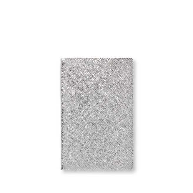 Wafer Notebook in Panama in silver