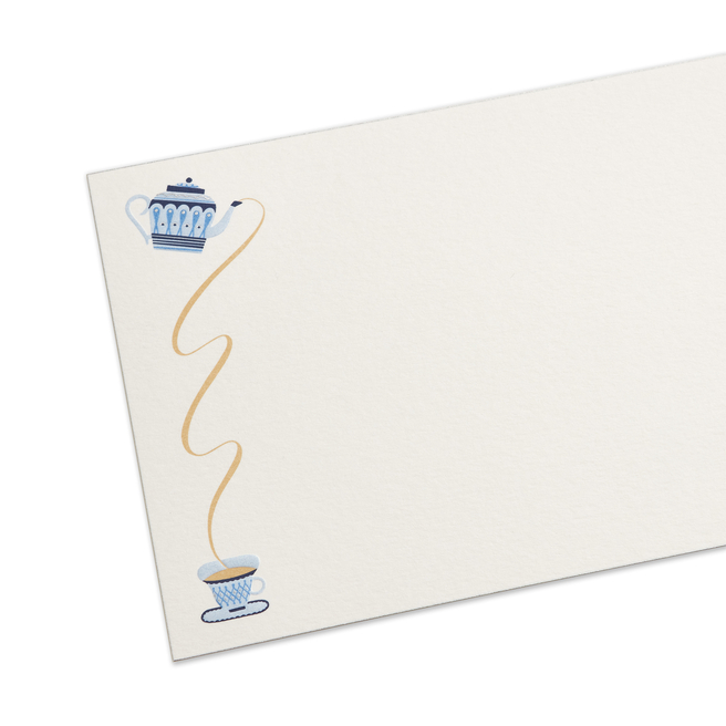 Teapot Motif Correspondence Card Set