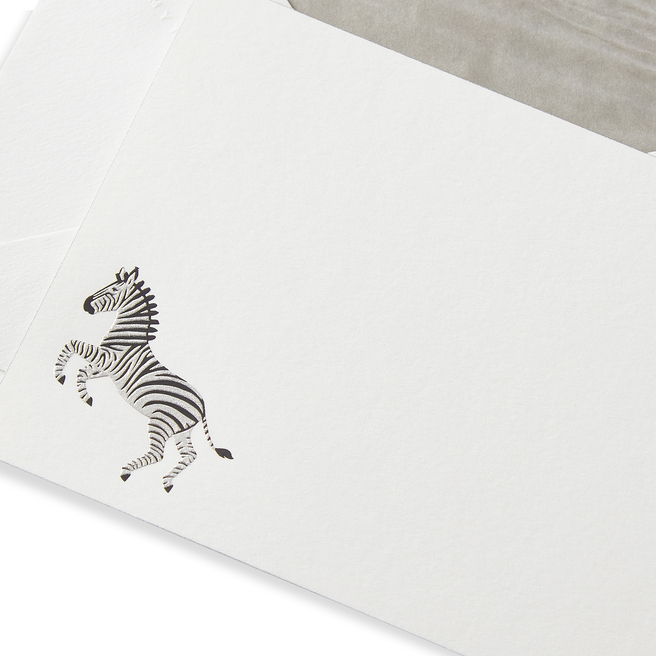 Zebra Animal Kingdom Card Set