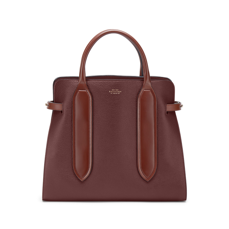 Ciappa Schultertasche aus grobgenarbtem Leder