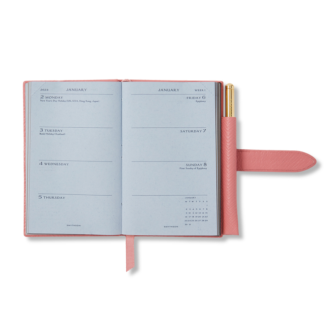 2023 Wafer Agenda with Pencil in Panama