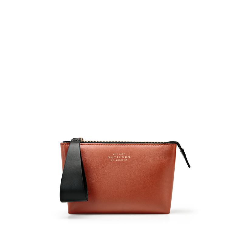 Mini Pillow Pouch in Smooth Leather