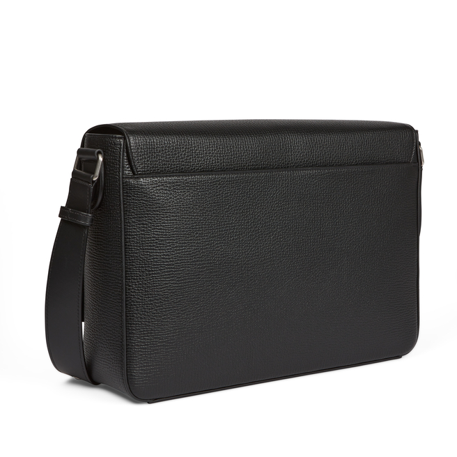 Messenger Bag in Ludlow in black | Smythson