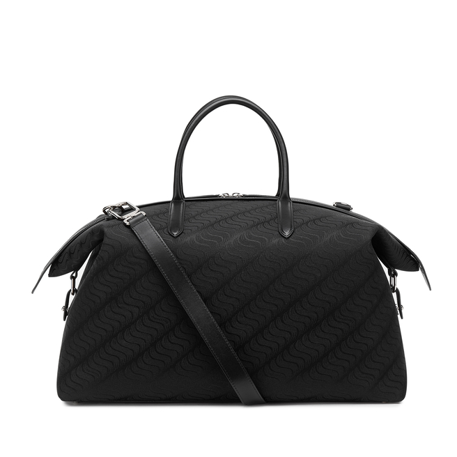 'S' Monogram Zip Guard Travel Bag