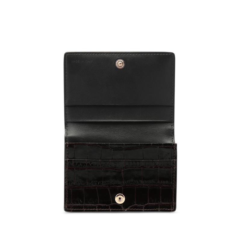 いいネット通販 - 全国送料無料でお届けします Snap with Case Card Folded Closure Smythson | brown in Mara in 小物