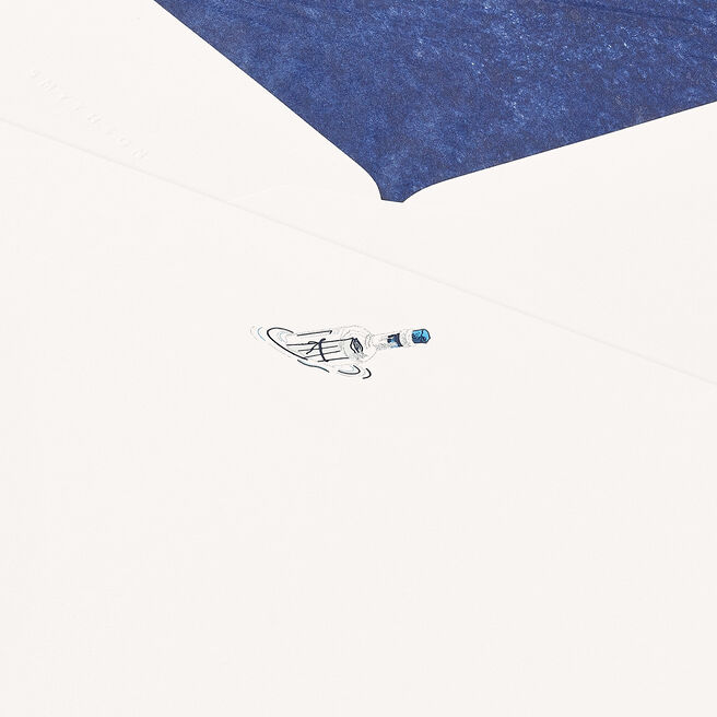 Message In A Bottle Correspondence Cards White