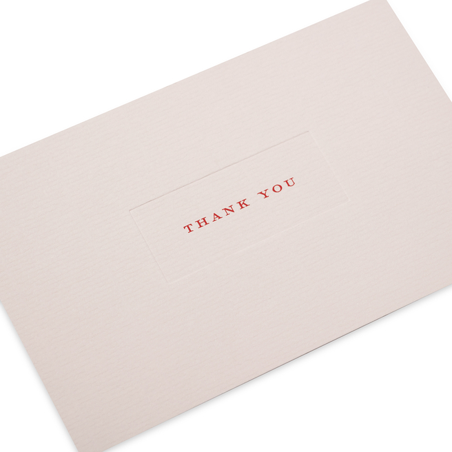 Cartes-lettres « Thank You »
