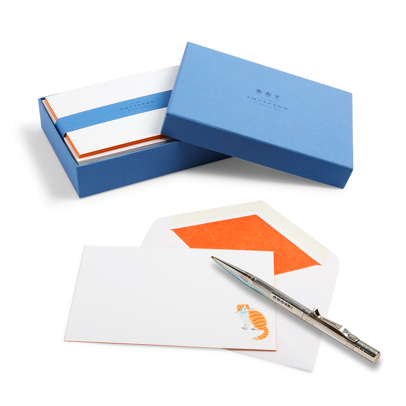 Scottish Fold Cat Motif Correspondence Card Set