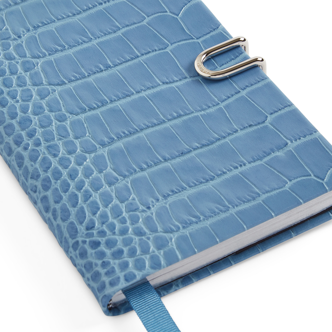 Smythson Mara Chelsea Notebook - Navy