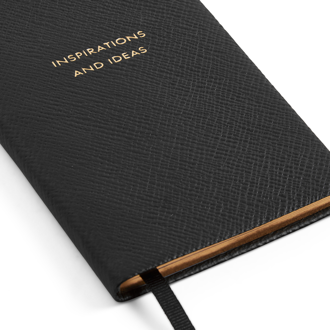 Inspirations And Ideas Panama Notebook in black