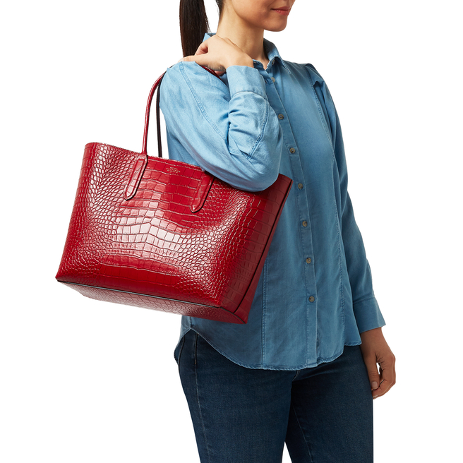 ウィメンズ ラグジュアリーレザーハンドバッグ Smythson