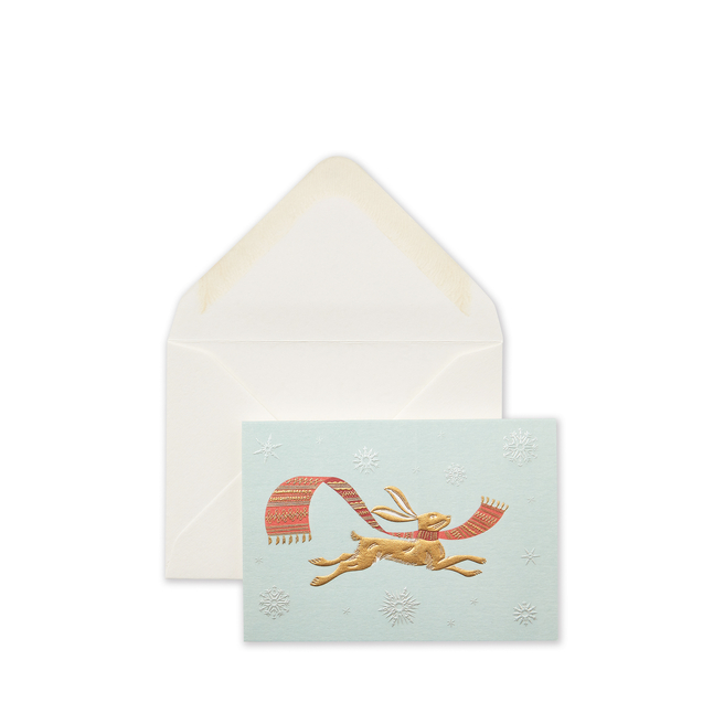 Hare Christmas Gift Card Set