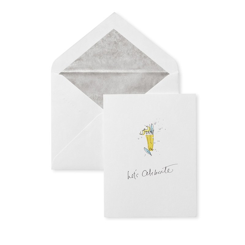 The Faraway Collins Cocktail Card White