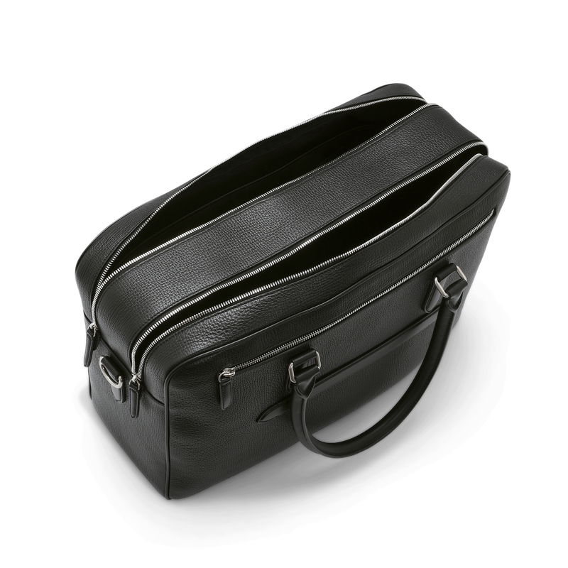 48-Hour Travel Bag in Ludlow in black | Smythson 48-Hour Travel Bag in Ludlow in black | Smythson