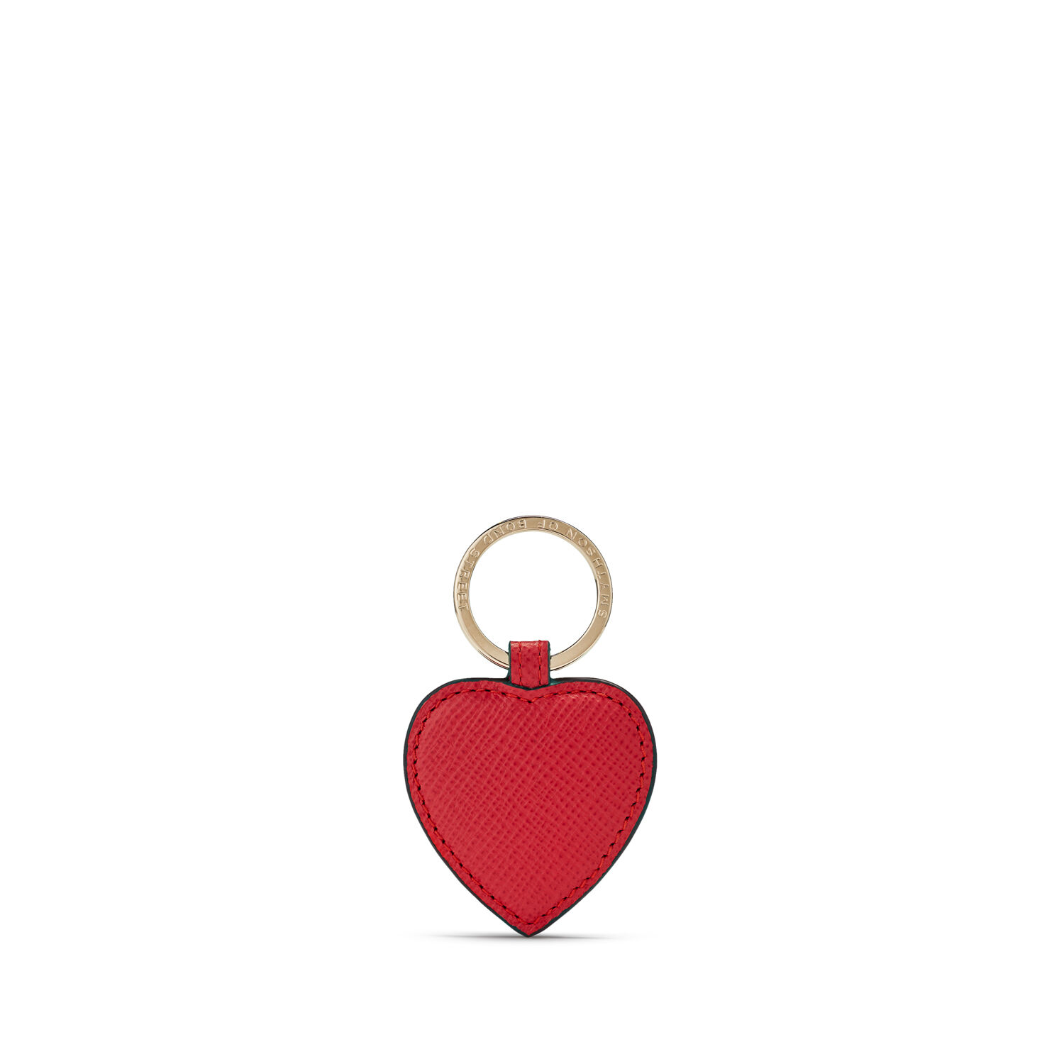 スマイソン ハート キーホルダー Smythson Heart key ring