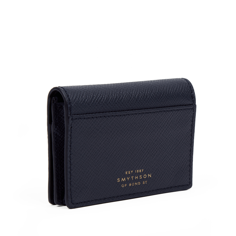Folded Card Case with Snap Closure in Panama