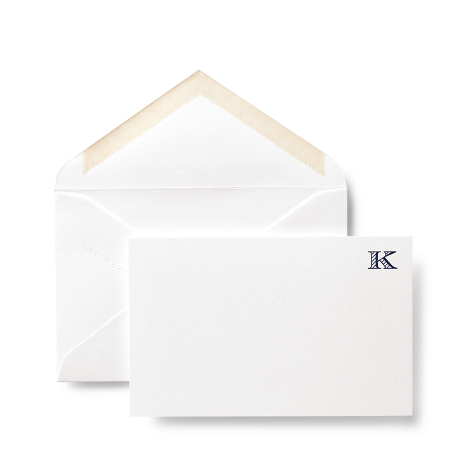 Cartes de correspondance alphabet K