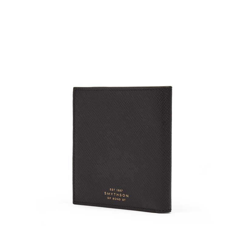 8 Card Slot Wallet in Panama in black | Smythson 8 Card Slot Wallet in Panama in black | Smythson