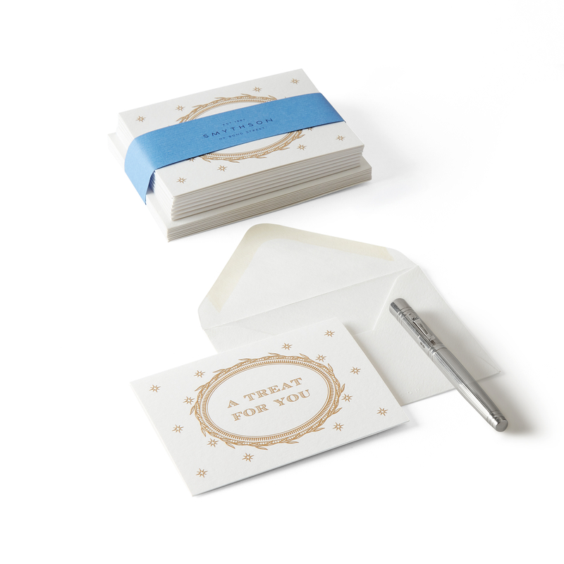Smythson Treat For You Christmas Gift Card Set