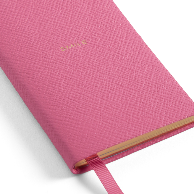 Smythson 'chelsea' Notebook In Black