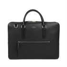 Slim Briefcase with Zip Front in Ludlow
