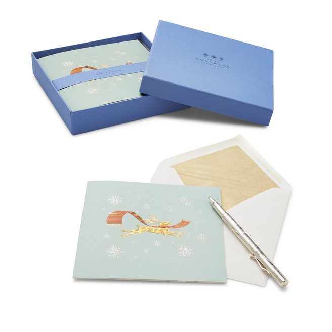 Hare Christmas Card Set