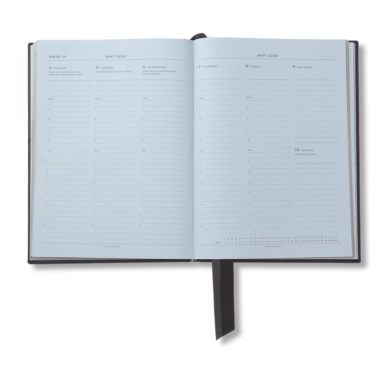 Smythson 2025-2026 Soho Academic Weekly Diary in Panama