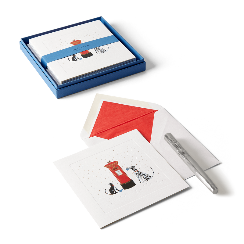 Smythson Postal Pets Christmas Card Set