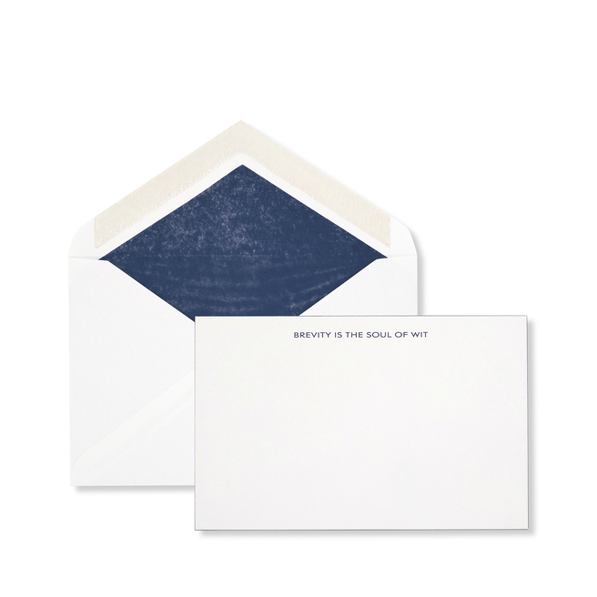 To Thine Own Self Be True Correspondence Cards