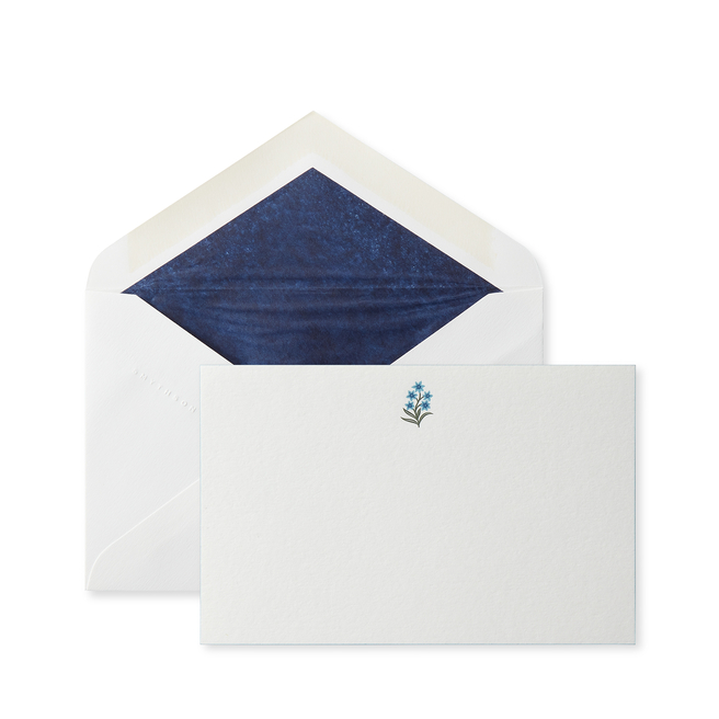 Blossom Flowers Correspondence Card