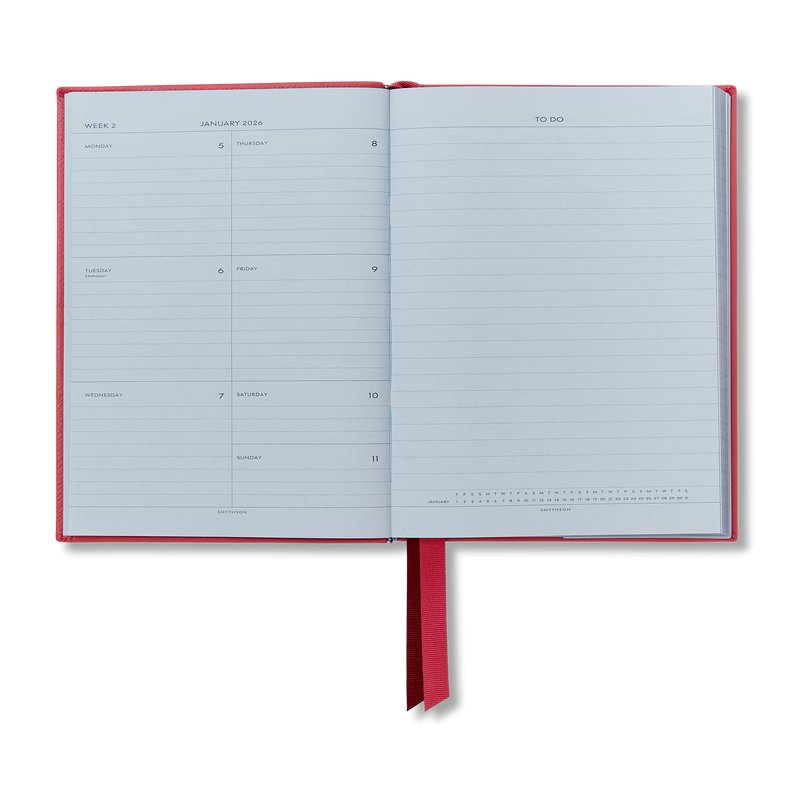 Smythson 2026 Soho Weekly Diary in Panama