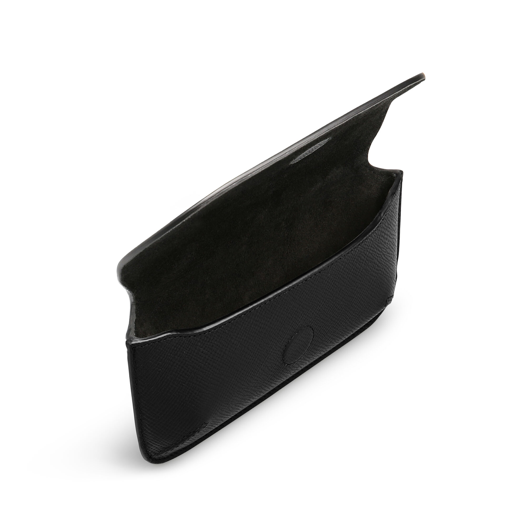 SMYTHSON leather glasses case スマイソン レザー メガネケース ブラック 店舗受取可 男性用