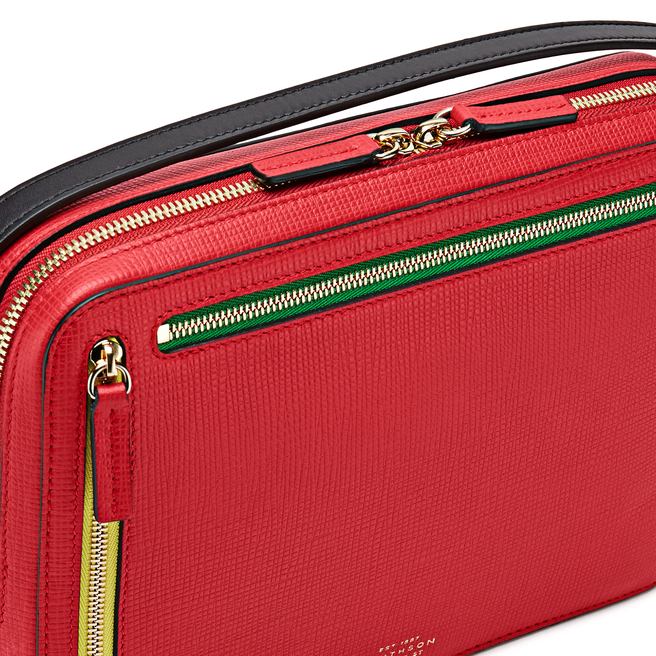 Panama Sliding Strap Zip Crossbody Bag