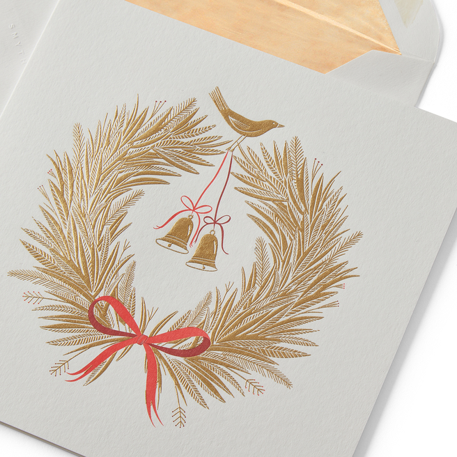 Wreath Christmas Card Set