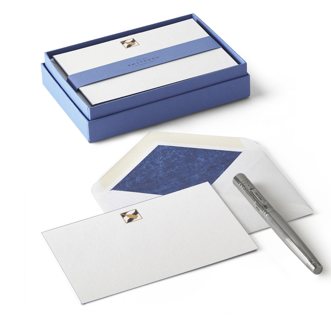 Lot de cartes de correspondance motif aviron