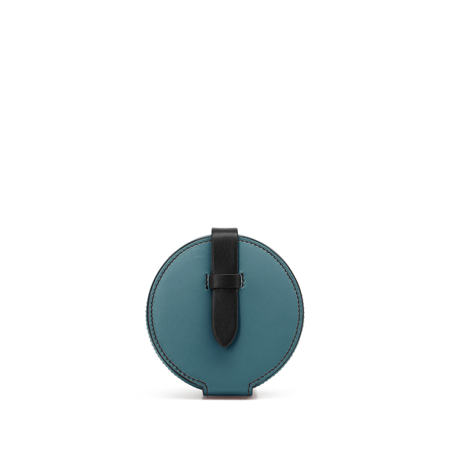 Circle Coin Purse in Smooth Leather
